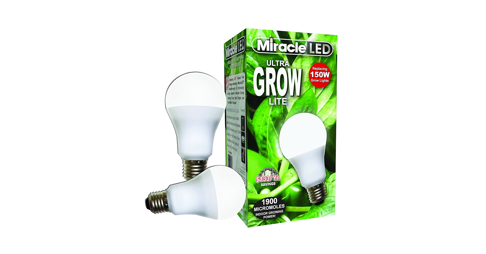 Amazon.com : Miracle LED Absolute Daylight Spectrum, Ultra